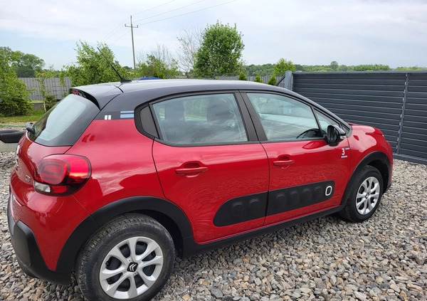 Citroen C3 cena 23500 przebieg: 94000, rok produkcji 2019 z Dobra małe 407